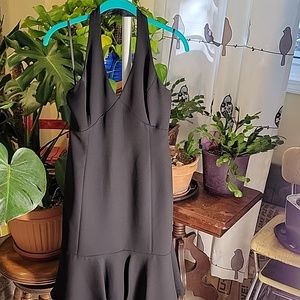 Chaps halter fit and flair dress